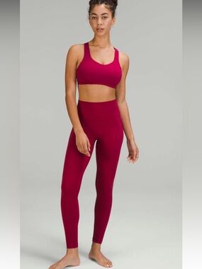 Lululemon Align High-Rise Pant 28" Pomegranate 10